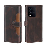 Custodia per telefono in pelle con fibbia magnetica Skin Feel, For vivo iQOO 10, For vivo iQOO 10 Pro 5G, For Nothing Phone 1, For OnePlus 10T, For Realme C30 4G/Narzo 50i Prime, For Honor X40i