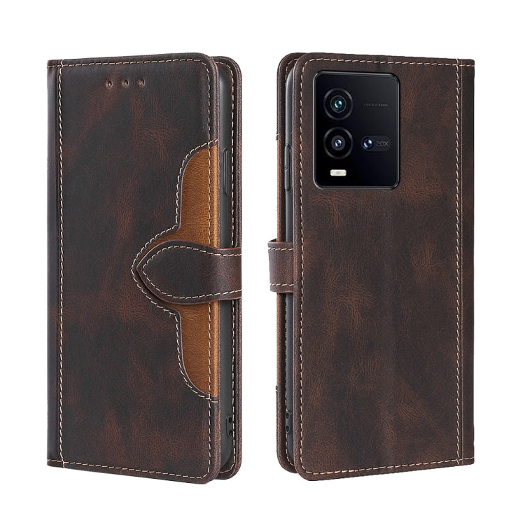 Custodia per telefono in pelle con fibbia magnetica Skin Feel, For vivo iQOO 10, For vivo iQOO 10 Pro 5G, For Nothing Phone 1, For OnePlus 10T, For Realme C30 4G/Narzo 50i Prime, For Honor X40i