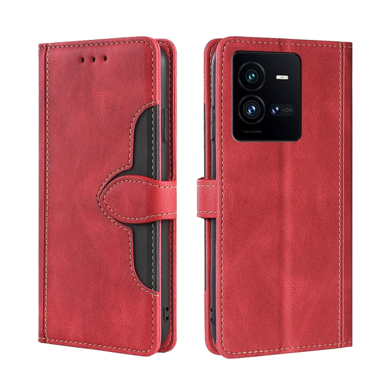 Custodia per telefono in pelle con fibbia magnetica Skin Feel, For vivo iQOO 10, For vivo iQOO 10 Pro 5G, For Nothing Phone 1, For OnePlus 10T, For Realme C30 4G/Narzo 50i Prime, For Honor X40i