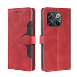 Custodia per telefono in pelle con fibbia magnetica Skin Feel, For vivo iQOO 10, For vivo iQOO 10 Pro 5G, For Nothing Phone 1, For OnePlus 10T, For Realme C30 4G/Narzo 50i Prime, For Honor X40i