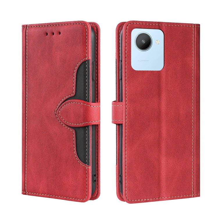 Custodia per telefono in pelle con fibbia magnetica Skin Feel, For vivo iQOO 10, For vivo iQOO 10 Pro 5G, For Nothing Phone 1, For OnePlus 10T, For Realme C30 4G/Narzo 50i Prime, For Honor X40i