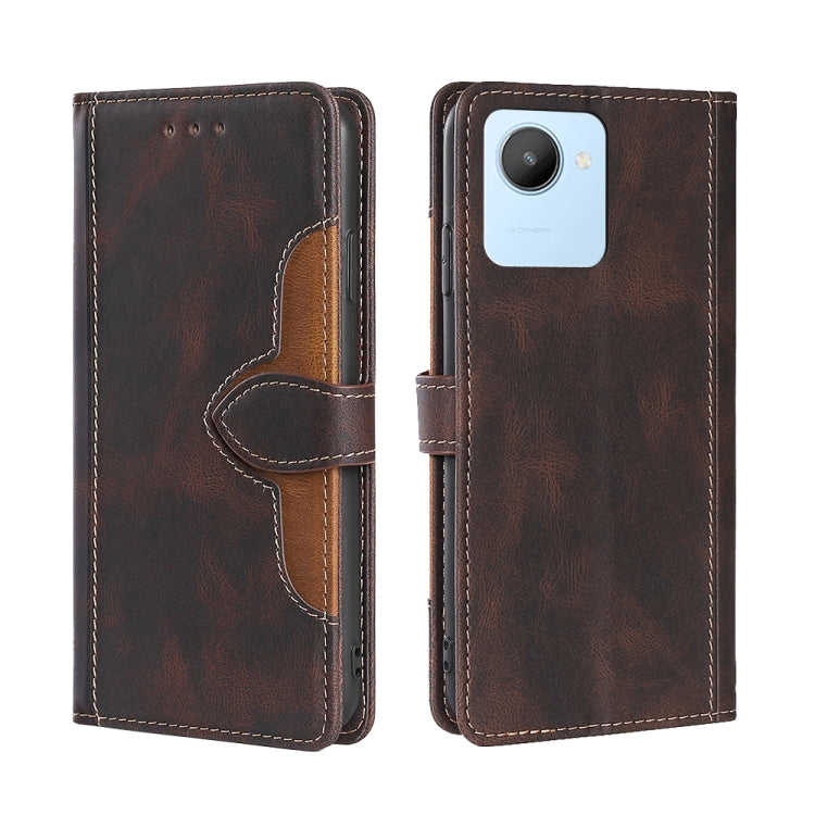 Custodia per telefono in pelle con fibbia magnetica Skin Feel, For vivo iQOO 10, For vivo iQOO 10 Pro 5G, For Nothing Phone 1, For OnePlus 10T, For Realme C30 4G/Narzo 50i Prime, For Honor X40i