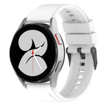 Cinturino per orologio in silicone con fibbia nera da 20 mm, For Samsung Galaxy Watch 5 40mm, For Samsung Galaxy Watch 5 44mm