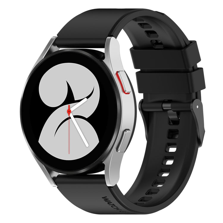 Cinturino per orologio in silicone con fibbia nera da 20 mm, For Samsung Galaxy Watch 5 40mm, For Samsung Galaxy Watch 5 44mm