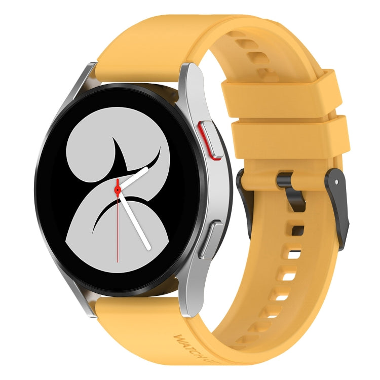 Cinturino per orologio in silicone con fibbia nera da 20 mm, For Samsung Galaxy Watch 5 40mm, For Samsung Galaxy Watch 5 44mm