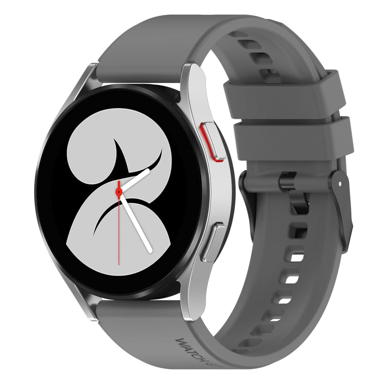 Cinturino per orologio in silicone con fibbia nera da 20 mm, For Samsung Galaxy Watch 5 40mm, For Samsung Galaxy Watch 5 44mm