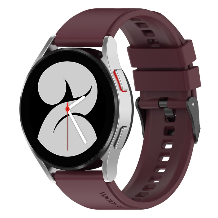 Cinturino per orologio in silicone con fibbia nera da 20 mm, For Samsung Galaxy Watch 5 40mm, For Samsung Galaxy Watch 5 44mm