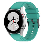 Cinturino per orologio in silicone con fibbia nera da 20 mm, For Samsung Galaxy Watch 5 Pro 45mm