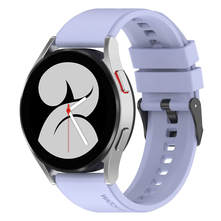 Cinturino per orologio in silicone con fibbia nera da 20 mm, For Samsung Galaxy Watch 5 Pro 45mm