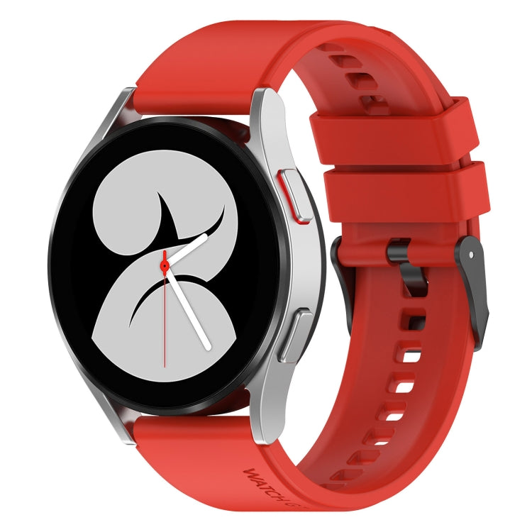 Cinturino per orologio in silicone con fibbia nera da 20 mm, For Samsung Galaxy Watch 5 Pro 45mm