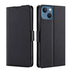 Custodia per telefono in pelle con fibbia laterale ultrasottile, For iPhone 14, For iPhone 14 Plus, For iPhone 14 Pro, For iPhone 14 Pro Max