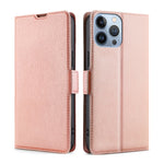 Custodia per telefono in pelle con fibbia laterale ultrasottile, For iPhone 14, For iPhone 14 Plus, For iPhone 14 Pro, For iPhone 14 Pro Max