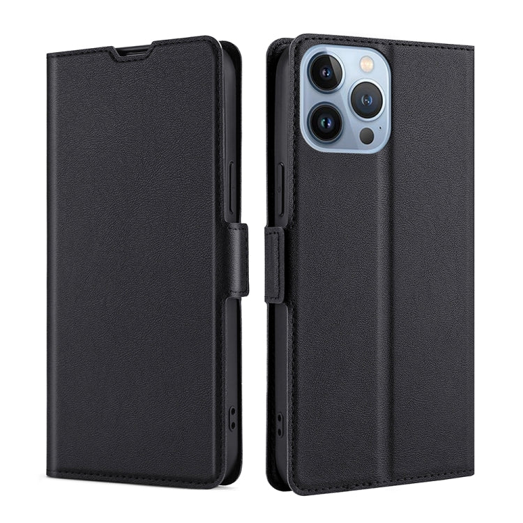 Custodia per telefono in pelle con fibbia laterale ultrasottile, For iPhone 14, For iPhone 14 Plus, For iPhone 14 Pro, For iPhone 14 Pro Max