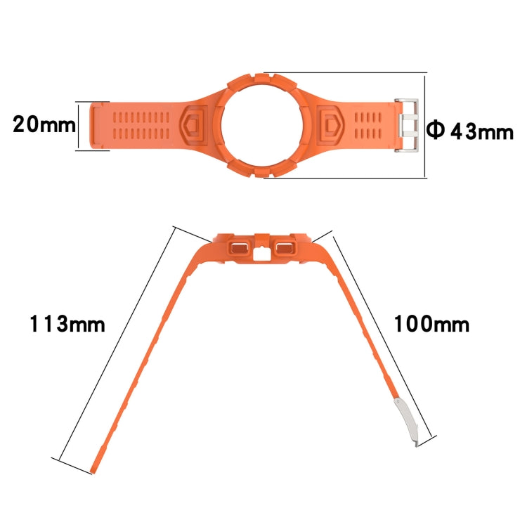 Cinturino integrato in silicone, For Samsung Galaxy Watch5 40mm