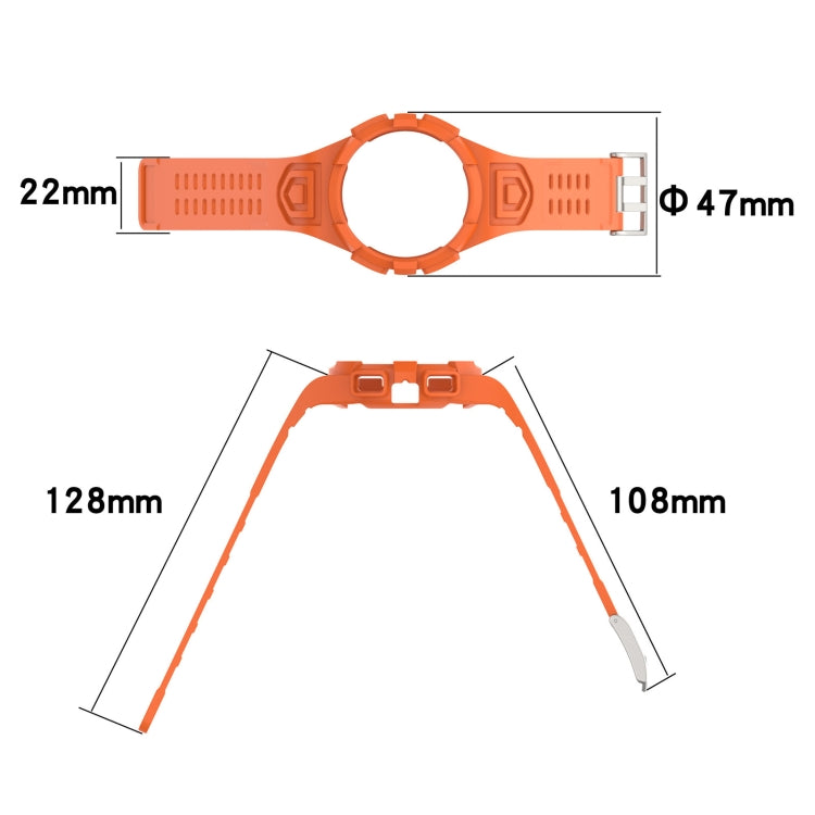 Cinturino integrato in silicone, For Samsung Galaxy Watch5 44mm