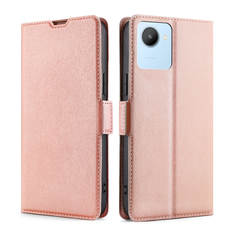 Custodia per telefono in pelle con fibbia laterale ultrasottile, For vivo iQOO 10, For vivo iQOO 10 Pro 5G, For Nothing Phone 1, For OnePlus 10T, For Realme C30 4G/Narzo 50i Prime, For Honor X40i