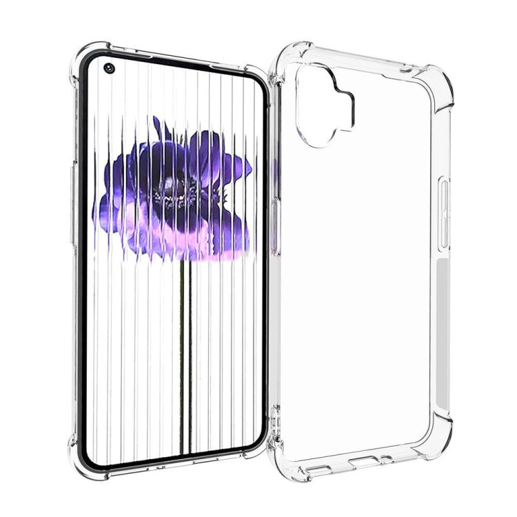 Custodia per telefono in TPU ispessimento antiscivolo antiurto, For Nothing Phone 1