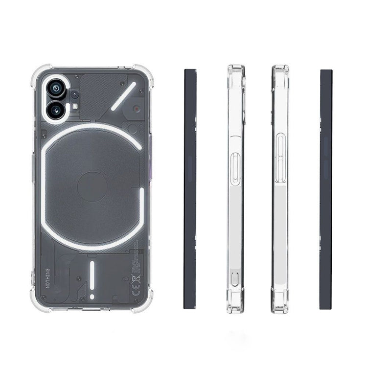 Custodia per telefono in TPU ispessimento antiscivolo antiurto, For Nothing Phone 1