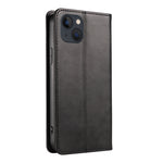 Custodia per telefono in pelle con vibrazione magnetica in vitello, For iPhone 14, For iPhone 14 Plus, For iPhone 14 Pro, For iPhone 14 Pro Max