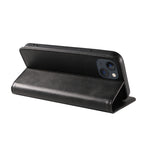 Custodia per telefono in pelle con vibrazione magnetica in vitello, For iPhone 14, For iPhone 14 Plus, For iPhone 14 Pro, For iPhone 14 Pro Max