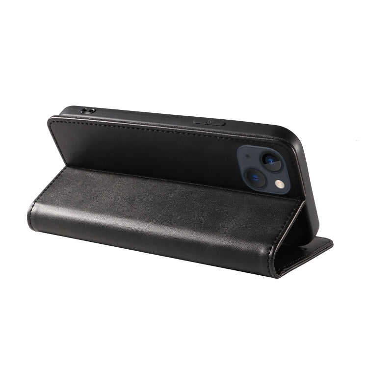 Custodia per telefono in pelle con vibrazione magnetica in vitello, For iPhone 14, For iPhone 14 Plus, For iPhone 14 Pro, For iPhone 14 Pro Max