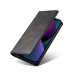 Custodia per telefono in pelle con vibrazione magnetica in vitello, For iPhone 14, For iPhone 14 Plus, For iPhone 14 Pro, For iPhone 14 Pro Max