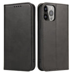 Custodia per telefono in pelle con vibrazione magnetica in vitello, For iPhone 14, For iPhone 14 Plus, For iPhone 14 Pro, For iPhone 14 Pro Max