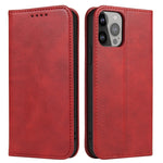 Custodia per telefono in pelle con vibrazione magnetica in vitello, For iPhone 14, For iPhone 14 Plus, For iPhone 14 Pro, For iPhone 14 Pro Max