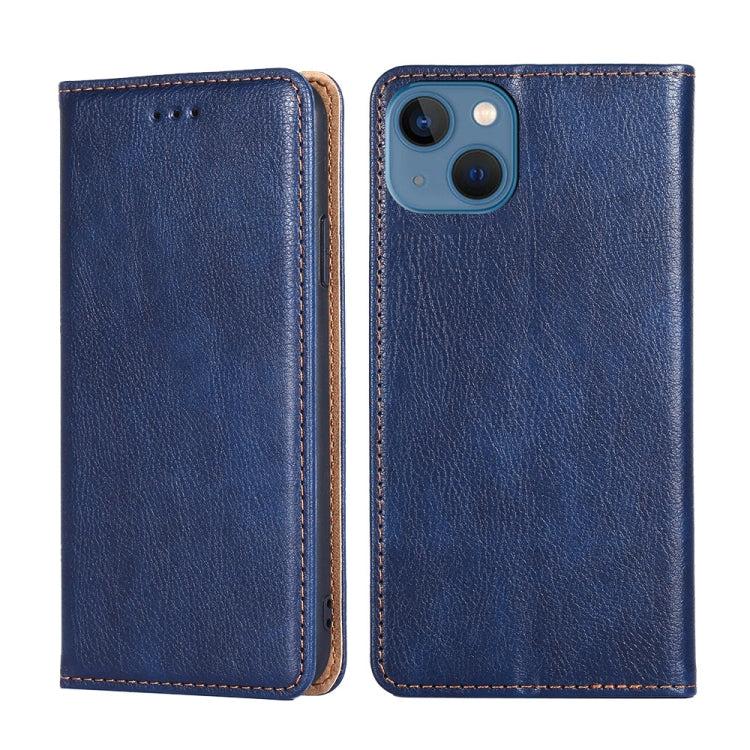 Custodia per telefono in pelle magnetica tinta unita lucida olio, For iPhone 14, For iPhone 14 Plus, For iPhone 14 Pro, For iPhone 14 Pro Max