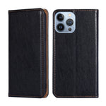Custodia per telefono in pelle magnetica tinta unita lucida olio, For iPhone 14, For iPhone 14 Plus, For iPhone 14 Pro, For iPhone 14 Pro Max