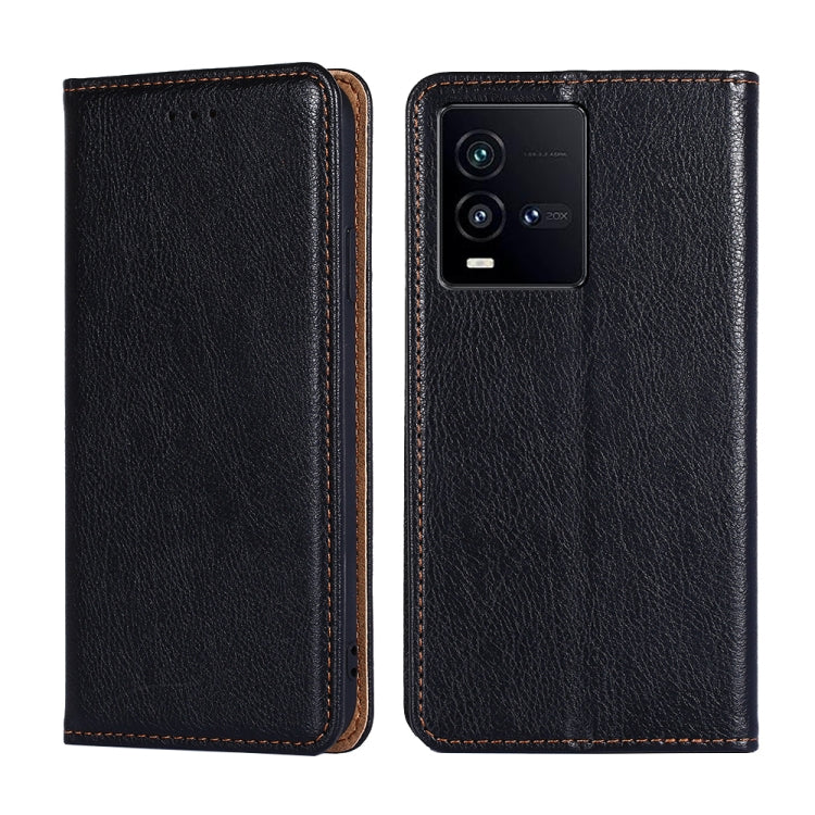 Custodia per telefono in pelle magnetica tinta unita lucida olio, For vivo iQOO 10, For vivo iQOO 10 Pro 5G, For OnePlus 10T, For Realme C30 4G/Narzo 50i Prime