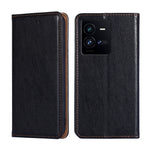 Custodia per telefono in pelle magnetica tinta unita lucida olio, For vivo iQOO 10, For vivo iQOO 10 Pro 5G, For OnePlus 10T, For Realme C30 4G/Narzo 50i Prime