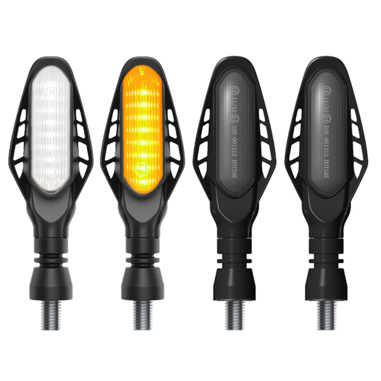 4 PCS Modificato Motociclo 16LED Freno Fanale posteriore, Guscio affumicato