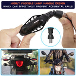 4 PCS Modificato Motociclo 16LED Freno Fanale posteriore, Guscio affumicato