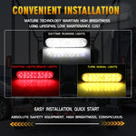 2 PCS 24LED Riflettore Luce freno Indicatore di direzione