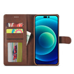 LC.IMEEKE Custodia in pelle a vibrazione orizzontale con struttura in vitello, For iPhone 14, For iPhone 14 Plus, For iPhone 14 Pro, For iPhone 14 Pro Max