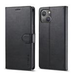 LC.IMEEKE Custodia in pelle a vibrazione orizzontale con struttura in vitello, For iPhone 14, For iPhone 14 Plus, For iPhone 14 Pro, For iPhone 14 Pro Max