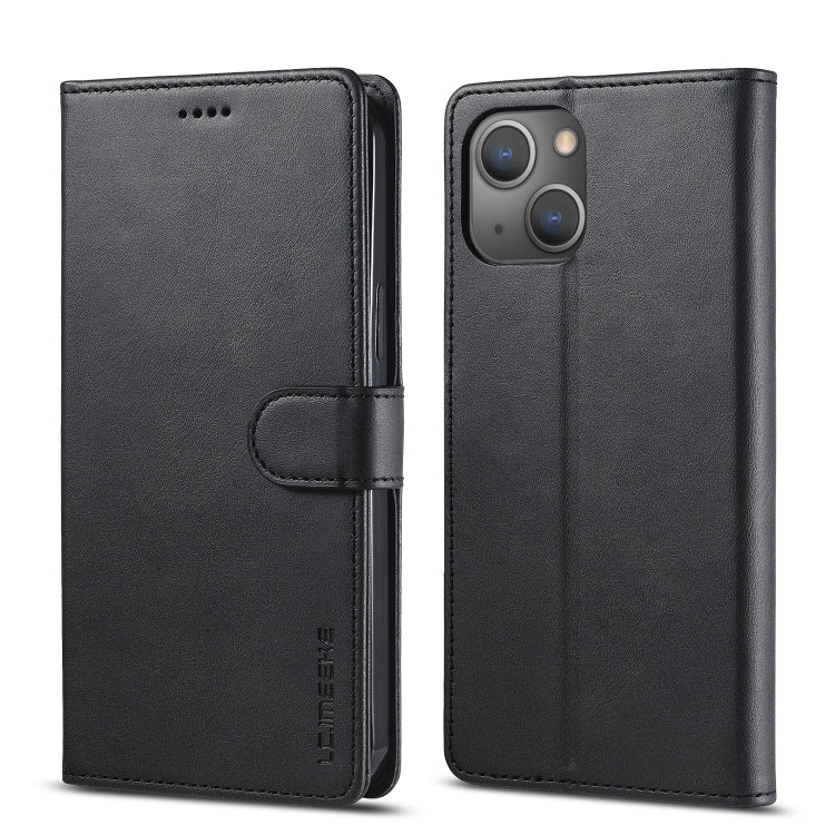 LC.IMEEKE Custodia in pelle a vibrazione orizzontale con struttura in vitello, For iPhone 14, For iPhone 14 Plus, For iPhone 14 Pro, For iPhone 14 Pro Max