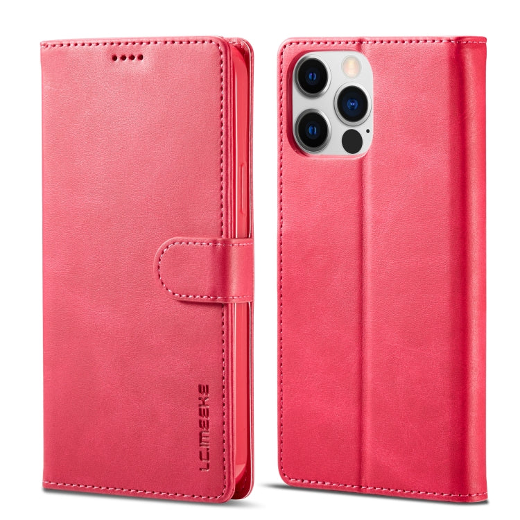 LC.IMEEKE Custodia in pelle a vibrazione orizzontale con struttura in vitello, For iPhone 14, For iPhone 14 Plus, For iPhone 14 Pro, For iPhone 14 Pro Max