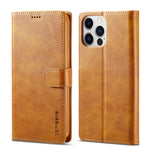 LC.IMEEKE Custodia in pelle a vibrazione orizzontale con struttura in vitello, For iPhone 14, For iPhone 14 Plus, For iPhone 14 Pro, For iPhone 14 Pro Max