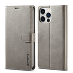 LC.IMEEKE Custodia in pelle a vibrazione orizzontale con struttura in vitello, For iPhone 14, For iPhone 14 Plus, For iPhone 14 Pro, For iPhone 14 Pro Max