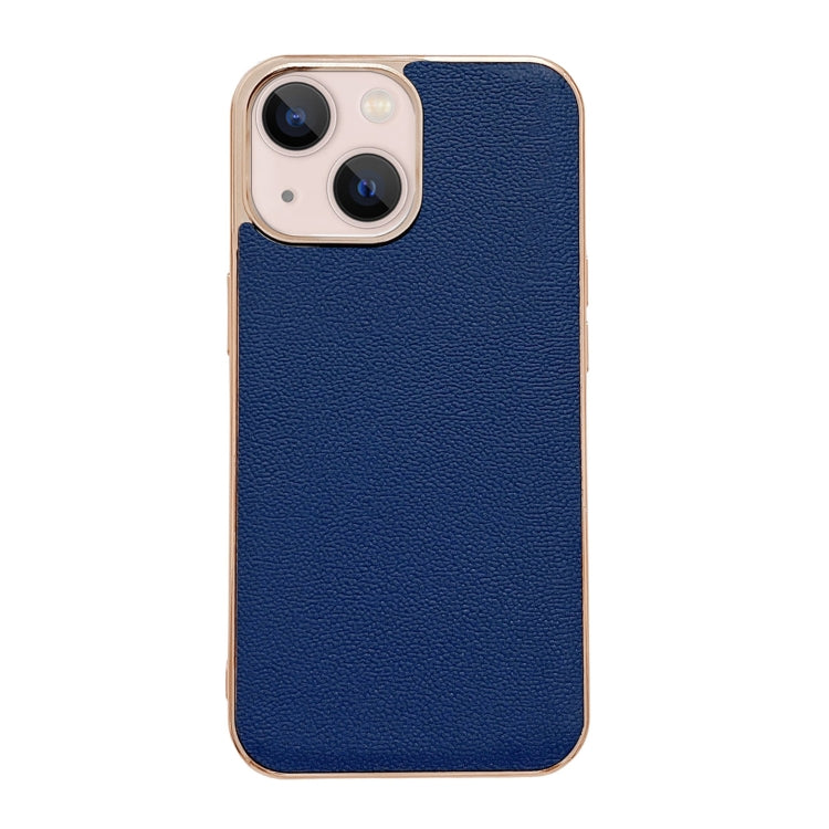 Custodia per telefono galvanica nano serie Luolai in vera pelle, For iPhone 14, For iPhone 14 Plus, For iPhone 14 Pro, For iPhone 14 Pro Max, For iPhone 13, For iPhone 13 Pro
