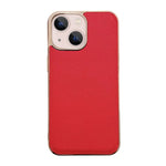Custodia per telefono galvanica nano serie Luolai in vera pelle, For iPhone 14, For iPhone 14 Plus, For iPhone 14 Pro, For iPhone 14 Pro Max, For iPhone 13, For iPhone 13 Pro