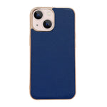 Custodia per telefono galvanica nano serie Luolai in vera pelle, For iPhone 14, For iPhone 14 Plus, For iPhone 14 Pro, For iPhone 14 Pro Max, For iPhone 13, For iPhone 13 Pro