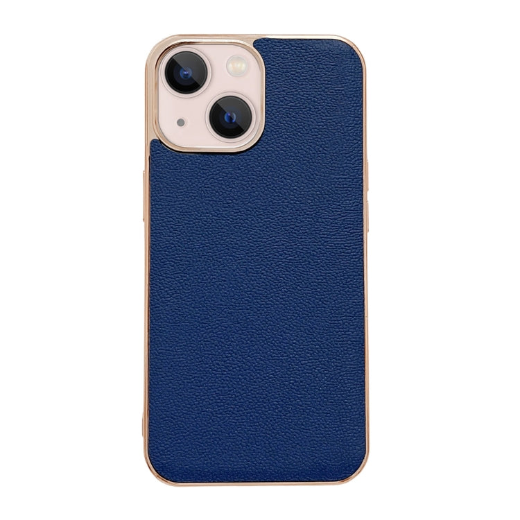 Custodia per telefono galvanica nano serie Luolai in vera pelle, For iPhone 14, For iPhone 14 Plus, For iPhone 14 Pro, For iPhone 14 Pro Max, For iPhone 13, For iPhone 13 Pro