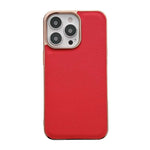 Custodia per telefono galvanica nano serie Luolai in vera pelle, For iPhone 14, For iPhone 14 Plus, For iPhone 14 Pro, For iPhone 14 Pro Max, For iPhone 13, For iPhone 13 Pro