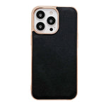 Custodia per telefono galvanica nano serie Luolai in vera pelle, For iPhone 13 Pro Max