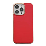 Custodia per telefono galvanica nano serie Luolai in vera pelle, For iPhone 13 Pro Max