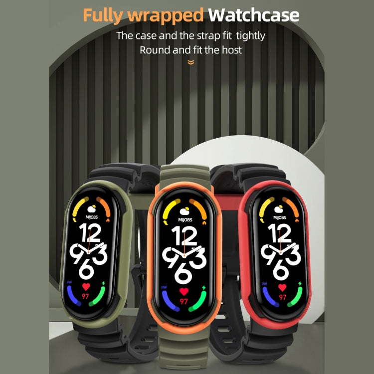 Cinturino MIJOBS GS Unibody bicolore, For Xiaomi Mi Band 7 / 7 NFC