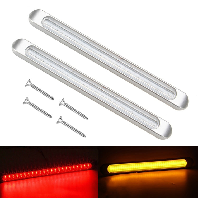 2 PCS 72LED Fanale posteriore bicolore per freno a mano